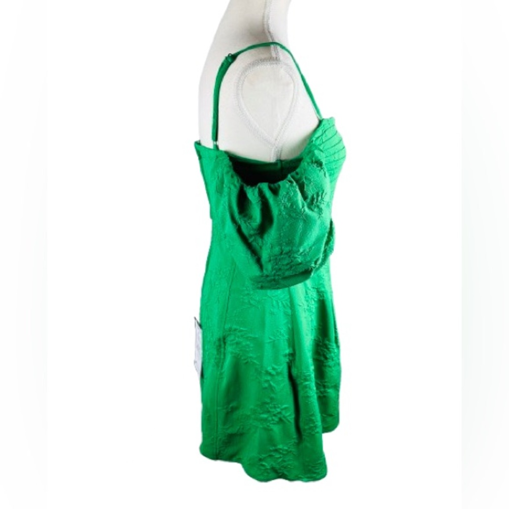 NWT City Studio Vibrant Green Dress Size S - Picture 2 of 6